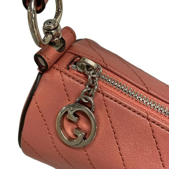 Auth GUCCI Blondy 760170 Pink Leather - Shoulder Bag - Picture 12 of 16